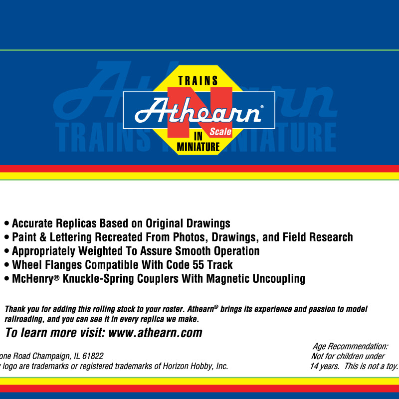 Athearn N-Scale Repackaging