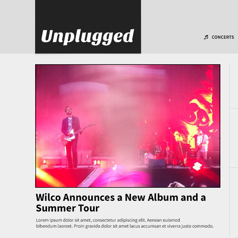Unplugged Newsletter